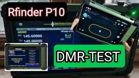 Rfinder p10 -DMR Test