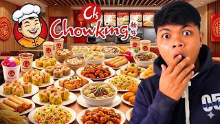Full Ordering the Entire Menu at CHOWKING News