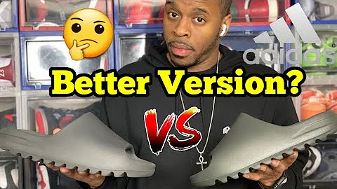 Adidas Yeezy Slide Dark Onyx vs Onyx Review and On Foot