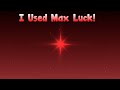 I used max luck in sols rng and this happened