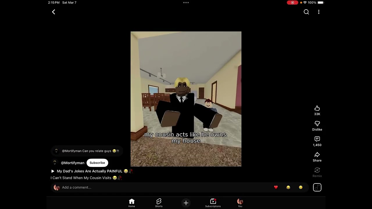 David be like it’s a joke 