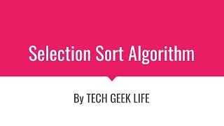 Selection Sort Algorithm in C++ | Step-by-Step Explanation and Code Implementation #SelectionSort