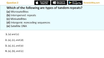 Forensic Biology MCQs Part 1 For Forensic Exams of NFSU, UGC NET, CUET PG,  FACT + | Important Quiz
