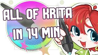 Krita Speedrun :Layers, Brushes ,Record & More in 14 Minutes!