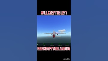 Engine Failure situation 😱 #aviation #enginefailure #landing #takeoff #shorts #youtubeshorts #viral