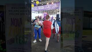 The 2022 NOLA Zydeco Festival featuring a Mardi Gras Indian Zydeco Indian