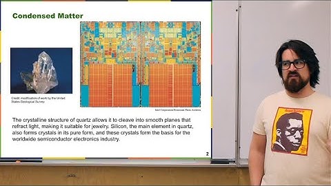Condensed Matter Physics– Part 1