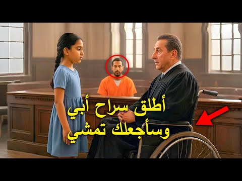 فتاة عربية توقف المحكمة أطلق سراح أبي وسأجعلك تمشي وفجأة نهض القاضي أمام الجميع