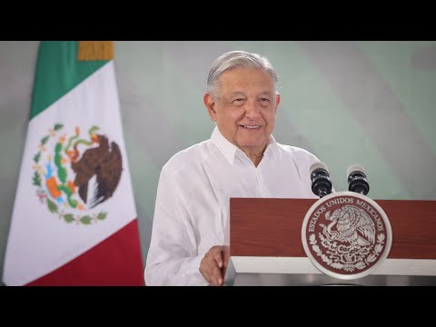 Tren Maya de Palenque a Cancún se inaugurará el 15 de diciembre. Conferencia presidente AMLO