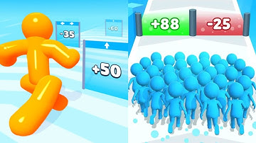 Tall Man Run VS Count Master Max All Levels Gameplay Android,iOS NEW UPDATE