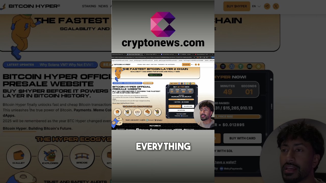 Bitcoin Hyper: The Fastest Layer-2 is HERE! #shorts - YouTube
