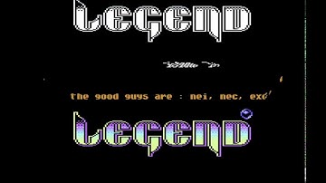 Legend Intro - Commodore 64 - C64 - Aidon - Cracktro