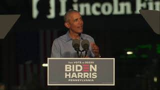 Barack Obama Campaigns For Joe Biden
