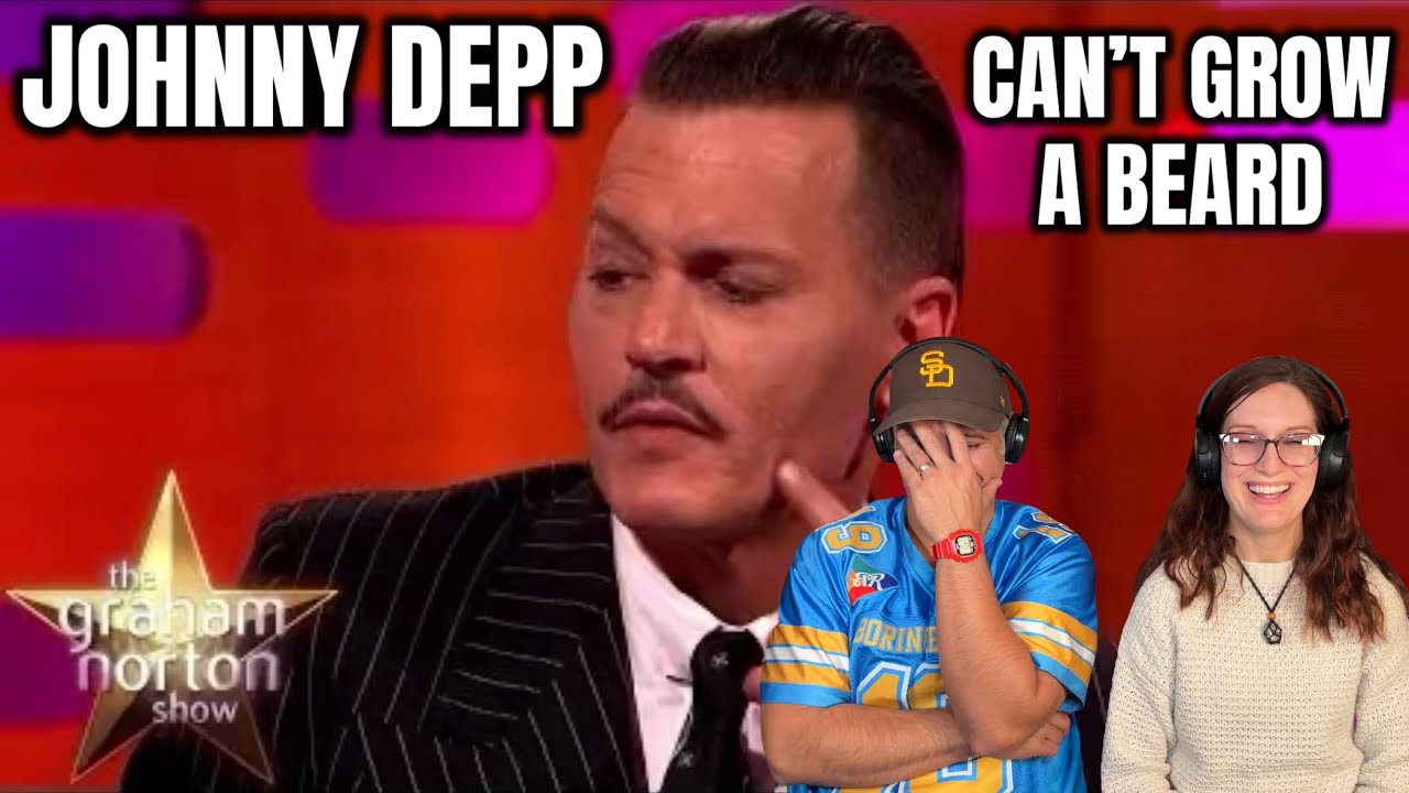 Реакция на шоу Грэма Нортона: Джонни Депп НЕ МОЖЕТ отрастить бороду.