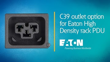 C39 outlet option for Eaton High Density rack PDU