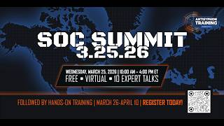 Go Beyond the SOC Summit: Hands-On Cybersecurity Training (3/26–4/10)