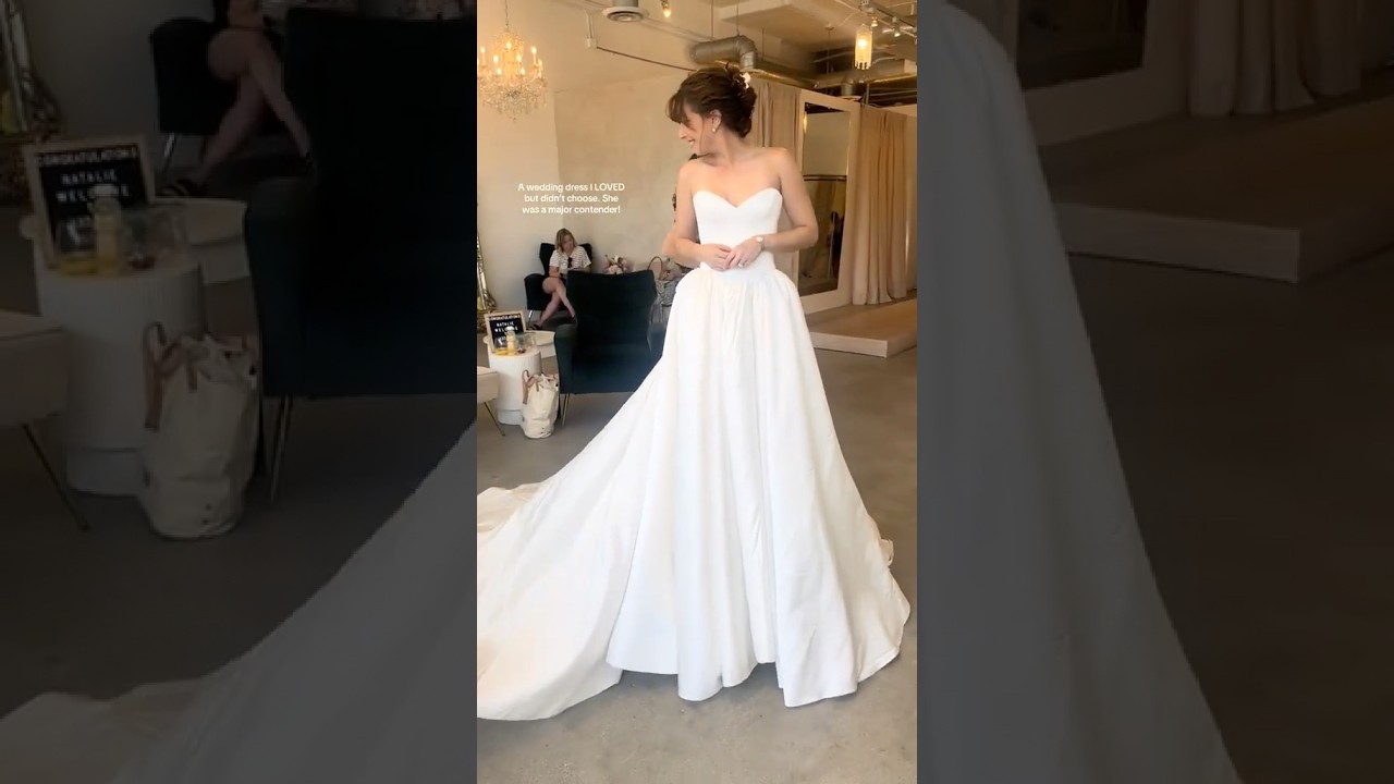Wedding dress I LOVED but didn't choose! #weddingdress #weddingdressshopping #weddinggown #ballgown