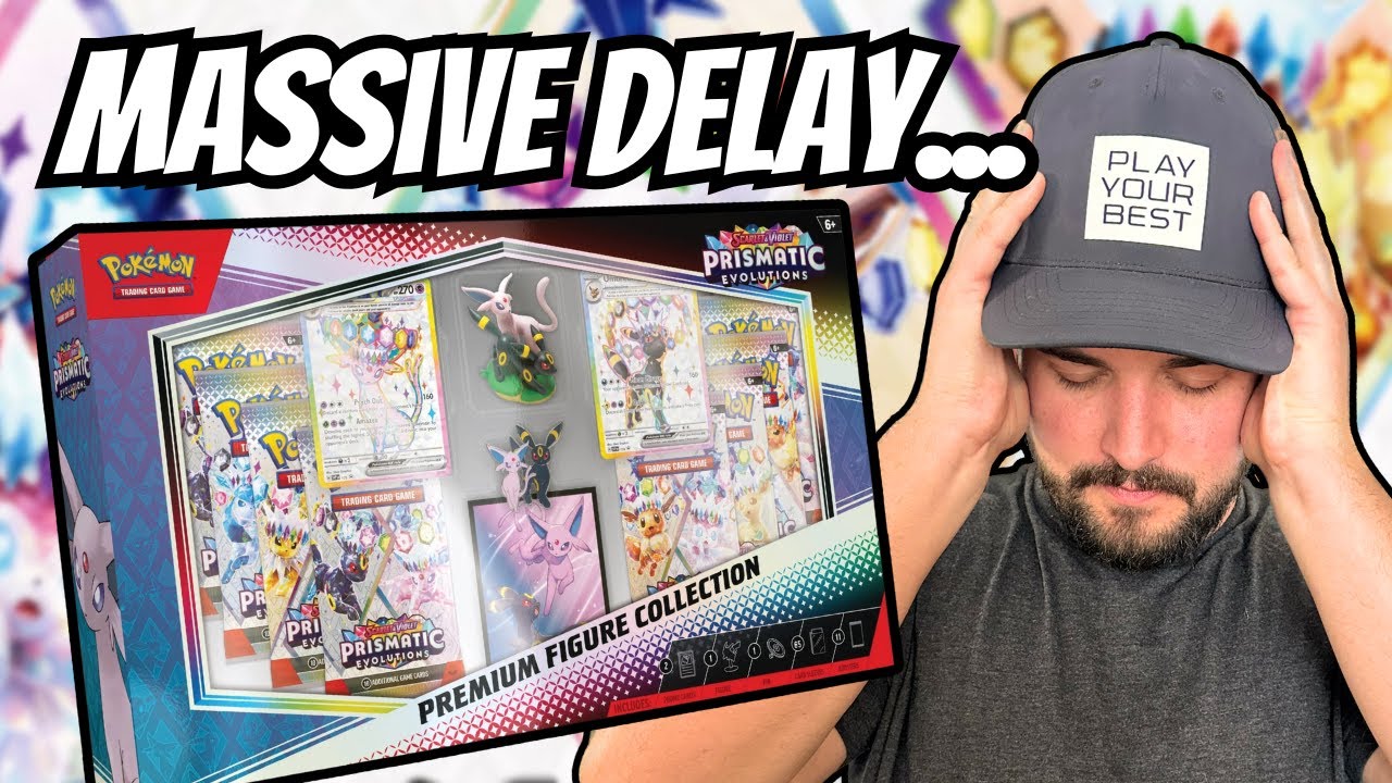 Коллекция премиум-фигурок Prismatic Evolutions должна была выйти в сентябре!!