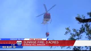 Sunrise Fire in Bangor 75% contained