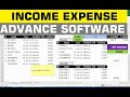 income and expense according to Date Software Excel