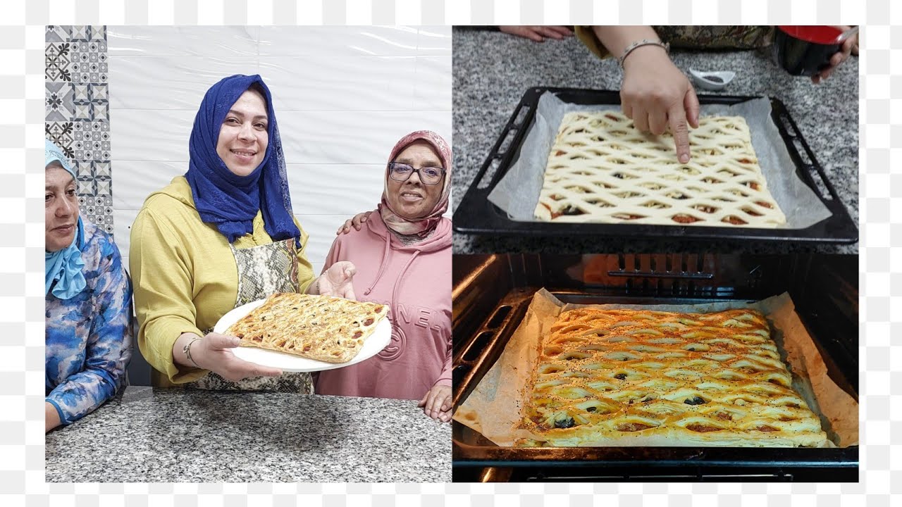 أختي نكوليك واحد القضية هاد البيتزا مميزة شكلا ومذاقا وأهم حاجة بلا آلة غادي تصايبيها بطريقة فنية🇲🇦👍