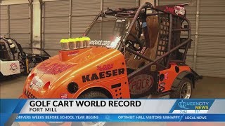 Fort Mill man attempting to break own golf cart speed record