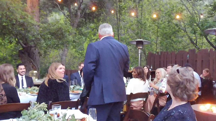 Anthony and Brooke's Wedding - Father of the Bride toast