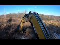 Mowing brush with the CAT 305 E2 ￼