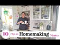 10 tips for homemaking  a life changing mantra  homemaking habits  motivation for homemakers