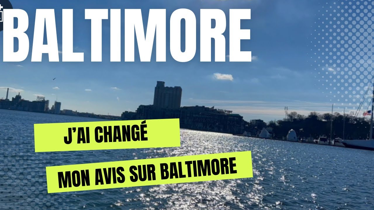 À la découverte du downtown Baltimore, Maryland vlog 2