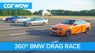 BMW M3 Generations - 360° DRAG RACE \& ROLLING RACE