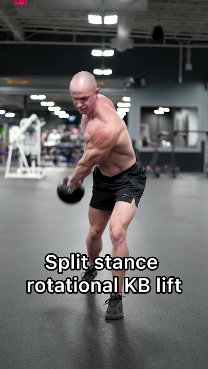 Kettlebell core rotation! Here are some kettlebell rotation exercises you can add to your routine.