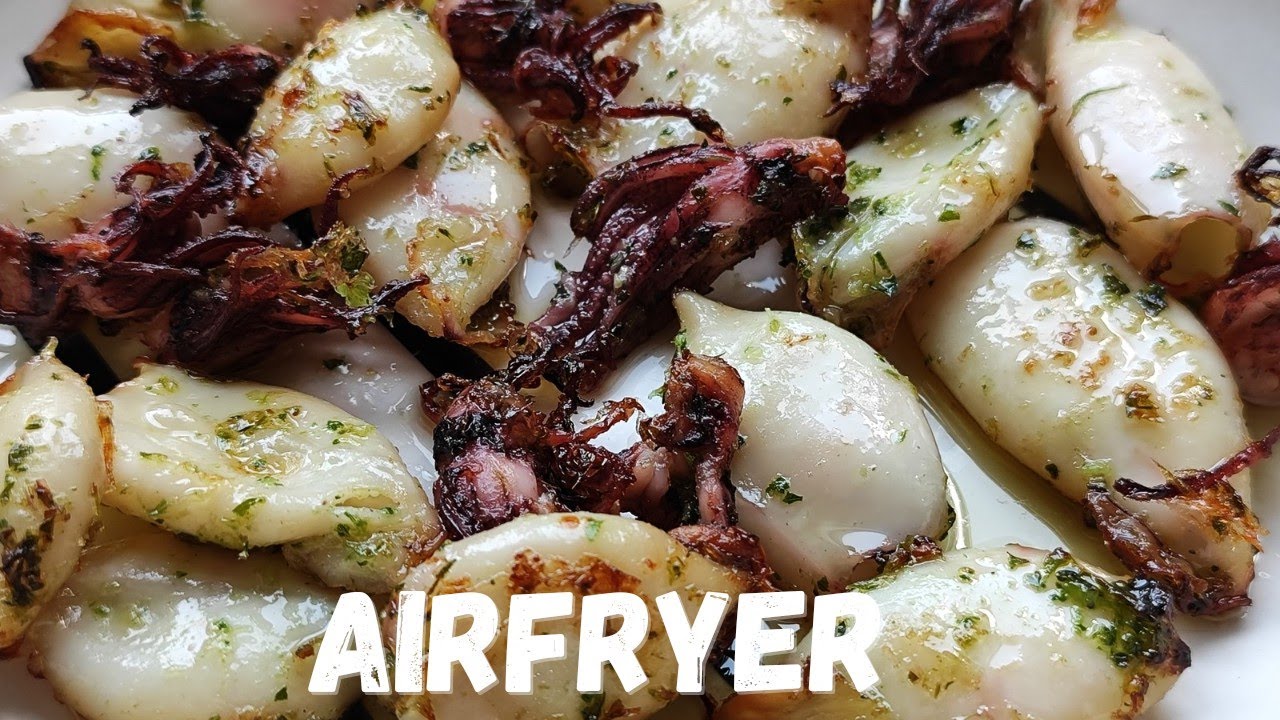 CALAMARES EN FREIDORA DE AIRE 🦑🦑