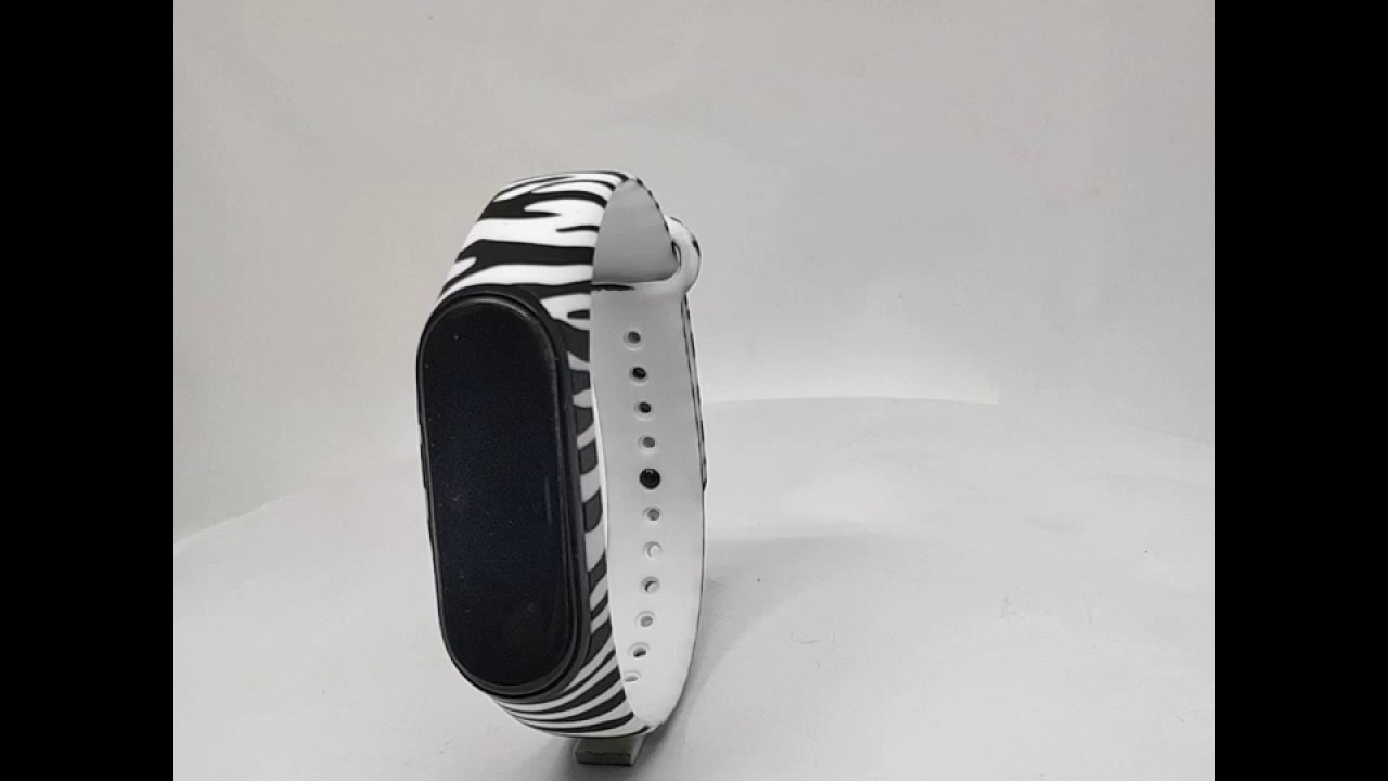 MI BAND 3 & MI BAND 4 Replacement Strap - Zebra Pattern
