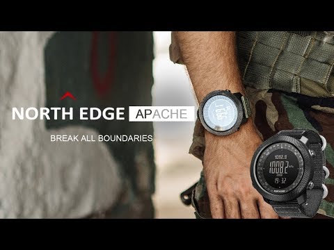 Чоловічий годинник North Edge Apache 5BAR, видео 1