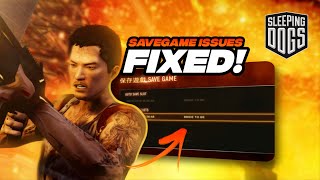 How to Solve/Fix Sleeping Dogs Saving Problem/Error | Works 100% | Definitive Edition | Techy Nafiz screenshot 3