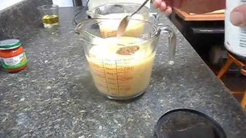 Soap making 072617 butter milk spoon plop