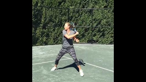 Maria Sharapova  Forehand loading