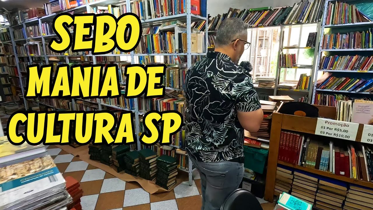 Sebo Mania de Cultura SP - Dois Andares Repletos de Conhecimento
