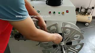 Semi-Automatic Cable Tube Measuring Cutting Coiling Machine