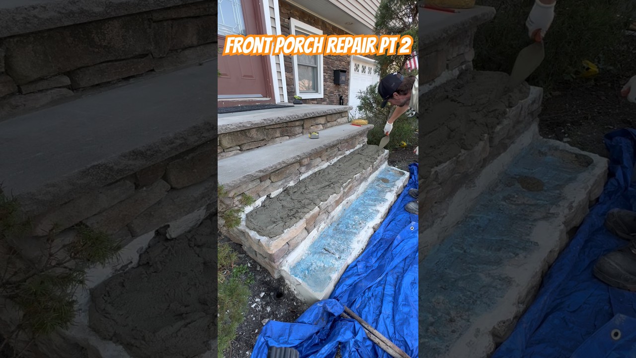 Front Porch Repair #diy #constructionchannel #frontporch #repair #howto #stepbystep #construction