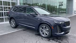 Blue 2025 Cadillac XT6 Premium Luxury Calgary AB Wolfe Auto Group | Stock Number: YK142280