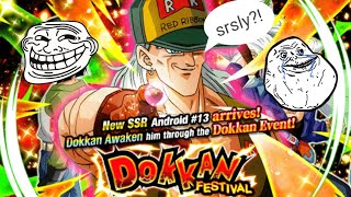 Shortest Summons Ever Local Nerd Rages Out During Android 13 Ticket Summon Global Dokkan.
