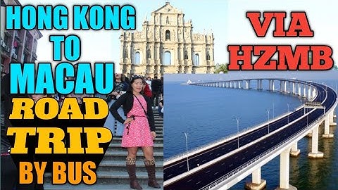 How to go to Macau from Hong Kong by bus via HZMB- Golden bus cheapest way | from Tung Chung Station