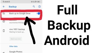 Full Backup of Android phone | How to complete backup image, videos, contacts, files, etc screenshot 2