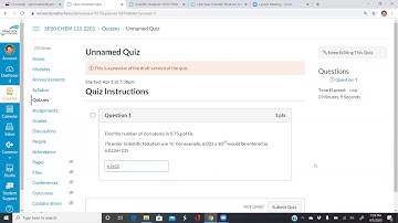 How to Use Scientific Notation in Numerical Answers on Canvas Quizzes