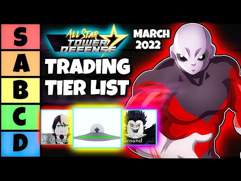 TRADING TIER LIST FOR ALL STAR TOWER DEFENSE! (March 2022) 