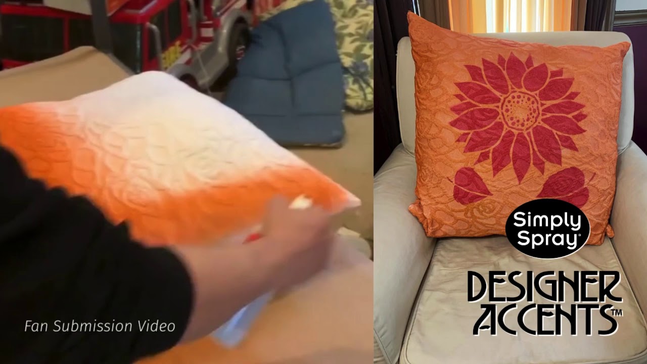 Designer Accents Fabric Spray Dye by Simply Spray YouTube