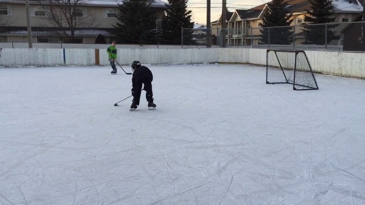 top shelf lacrosse style hockey goal YouTube
