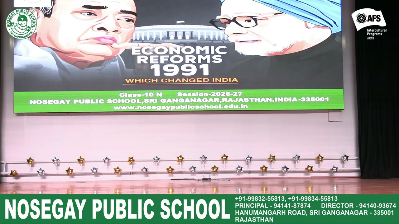 ANNUAL FUNCTION | X-N | TOPIC - GLOBALISATION